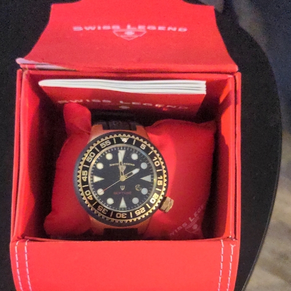 Swiss Legend Men's Black and Gold Watch - Picture 1 of 6